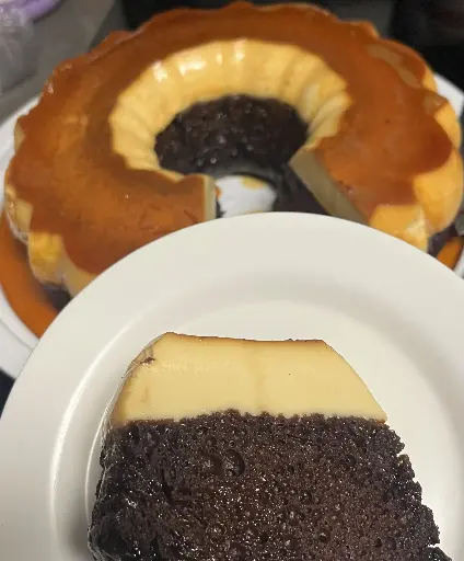 Slice of Chocoflan